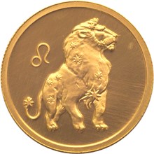 картинка 50 рублей. 2003 г. Знак Зодиака - Лев. Au 7.78 г. от магазина Одежда+