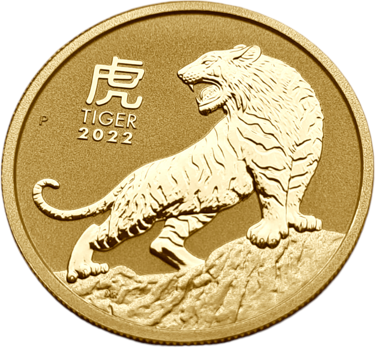 картинка Австралия. 100 долларов 2022 г. Золото. 31.1035 гр*0.9999 1.0 oz. Лунар III. Год Тигра! от магазина Одежда+