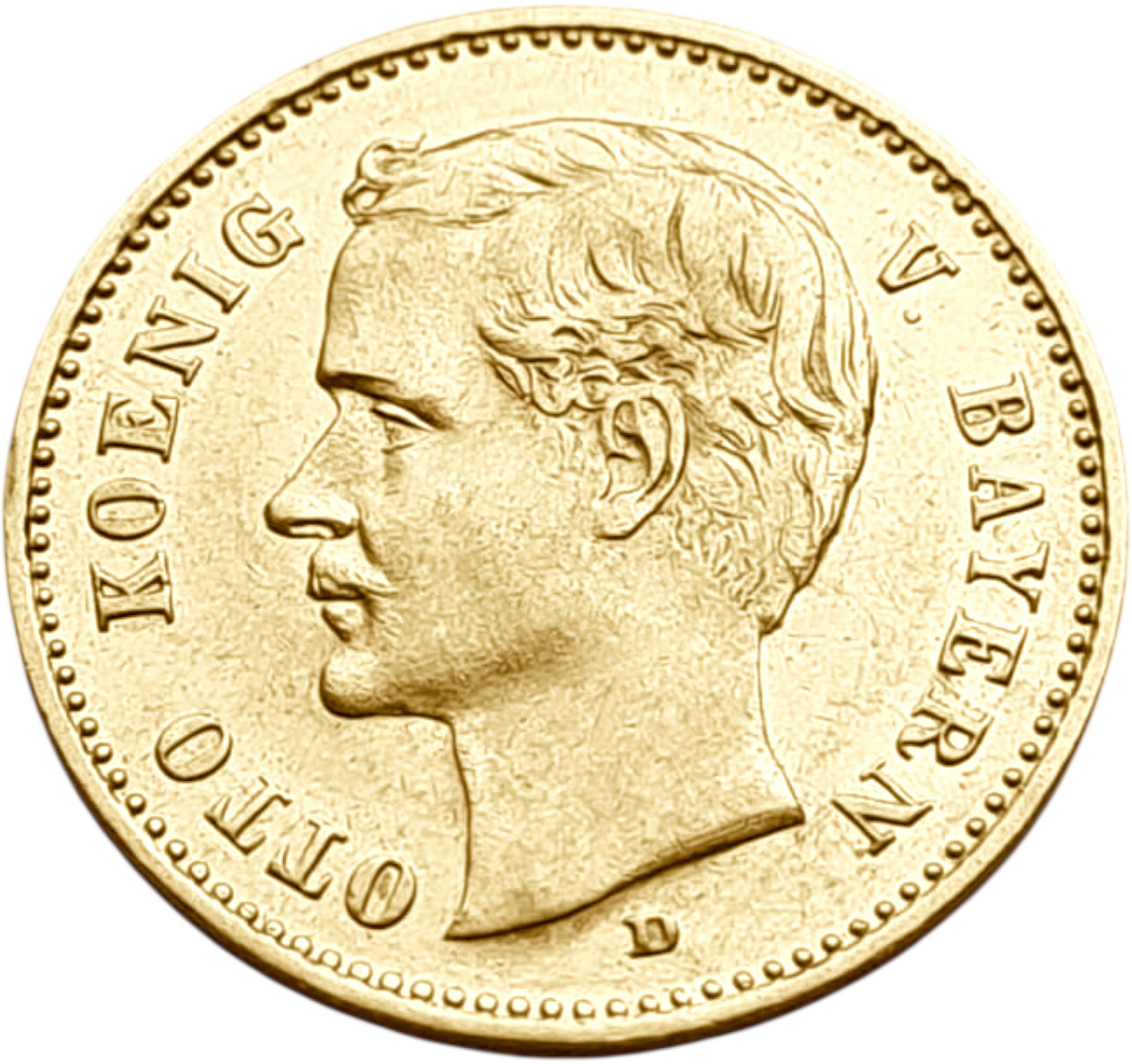 картинка Бавария. 10 Марок 1905 г. Золото. 3.982 г*0.900 0.1152 oz. от магазина Одежда+