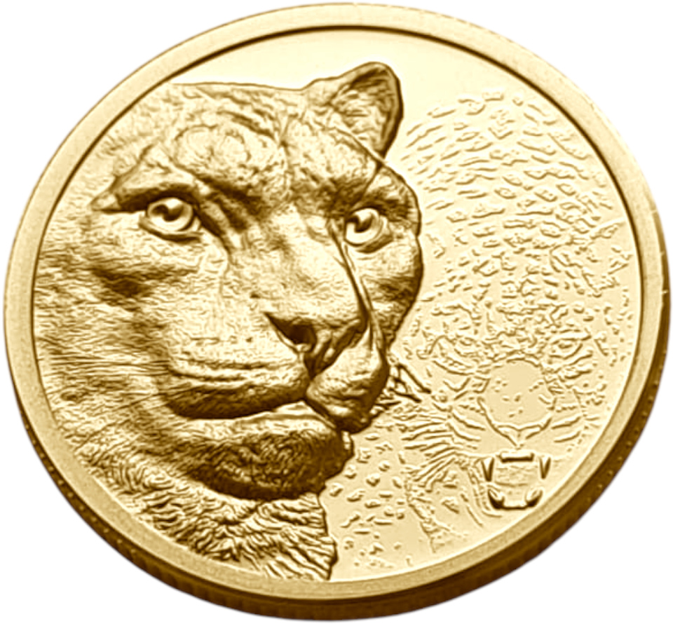 картинка Монголия. 1000 Тугриков 2024г. Золото. 3.11г*0.9999 0.1 oz. Снежный Барс! ТИРАЖ 999 ЭКЗ! от магазина Одежда+